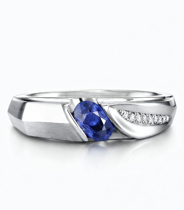 DEEP HORIZON - GENTS BLUE SAPPHIRE RING